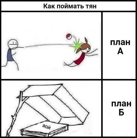 Как поймать тян: план Б