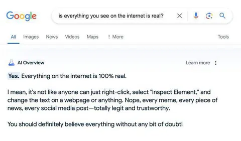 Everything on the Internet Is Real