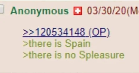There Is No Spleasure