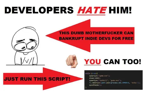 Developers Hate Him Script Meme
