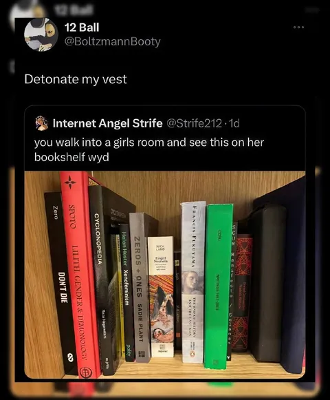 Girl’s Bookshelf Reaction