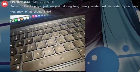 Warped MacBook Keycaps