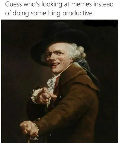 Looking at Memes Instead of Working