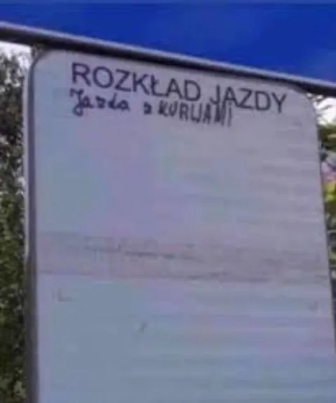 Rozkład jazdy z kurwami