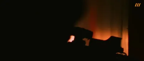 Жуткий человек в темноте