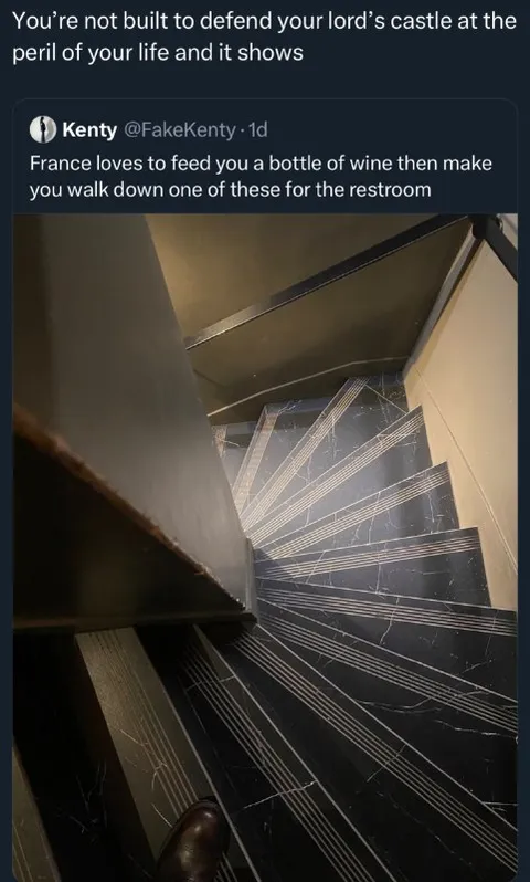 France Makes You Walk to the Restroom