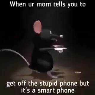 Smartphone Dancing Rat