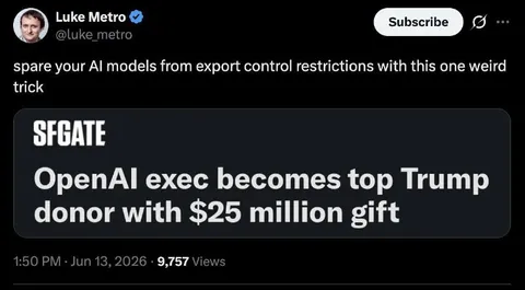 OpenAI Executive Donates to Trump