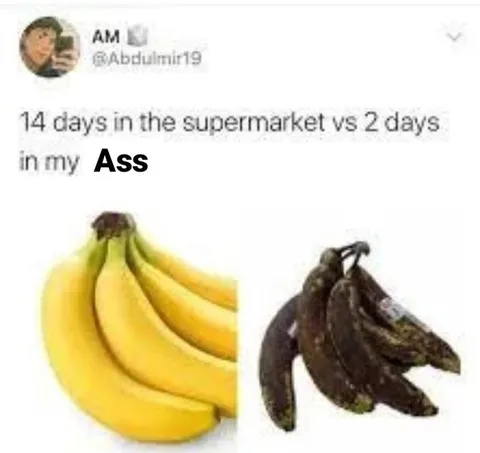 Supermarket Bananas vs Ass