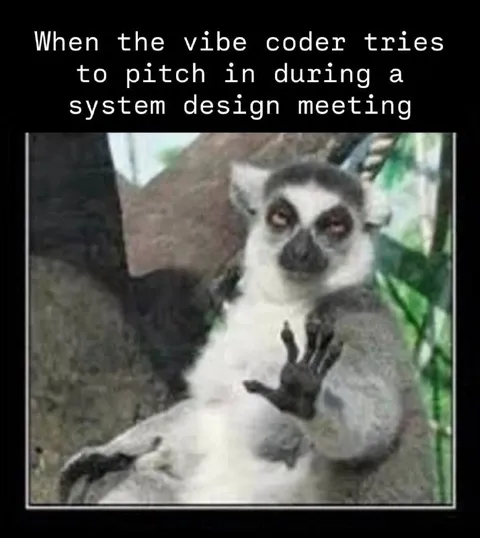 Vibe Coder Interrupts Design Meeting