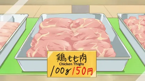 鶏もも肉の売り場