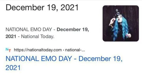 National Emo Day Search Result