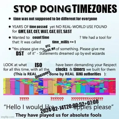 Stop Doing Timezones