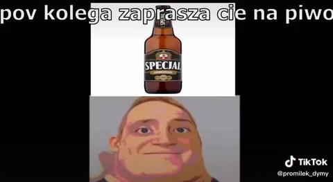 Kolega zaprasza na piwo