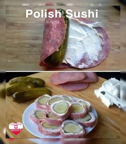 Polish Sushi Pickle Rolls
