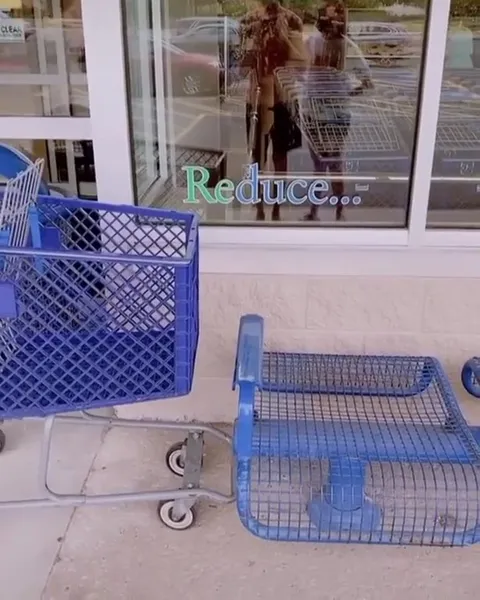 Reduce Reuse Recycle Carts