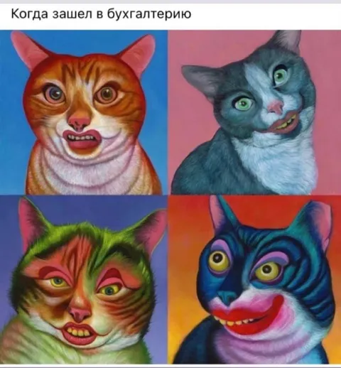 Когда зашел в бухгалтерию