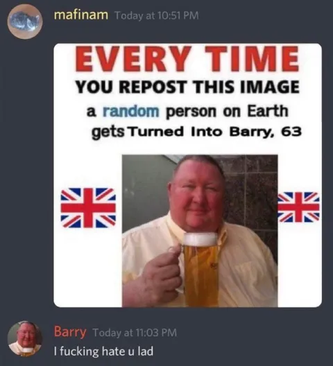 Every Repost Turns Someone Into Barry