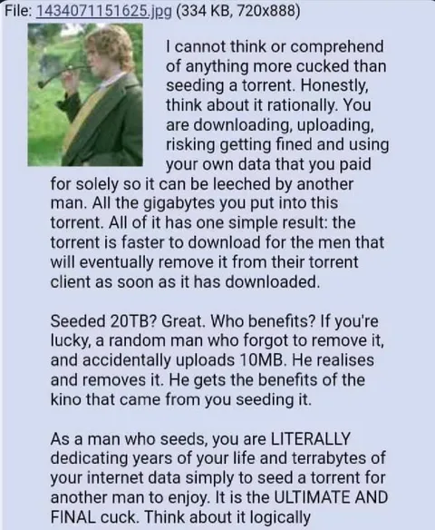 The Ultimate Torrent Seed Cuck