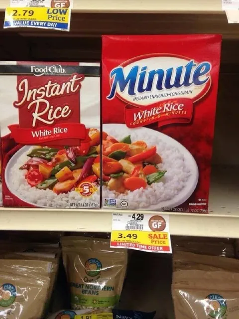 Instant Rice Versus Minute Rice