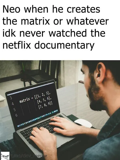 Neo Creates the Matrix