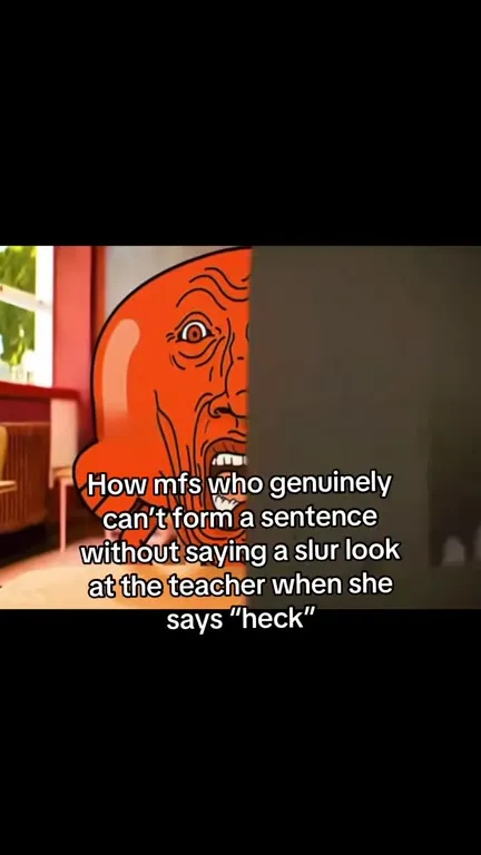 When the teacher says “heck”