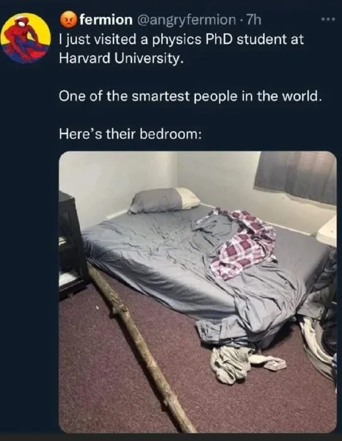 Physics PhD Bedroom