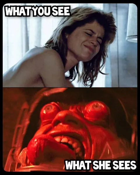 What You See Versus What She Sees