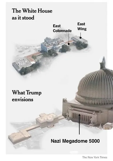 Trump’s Nazi Megadome Vision