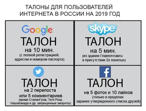 Талоны для пользователей интернета