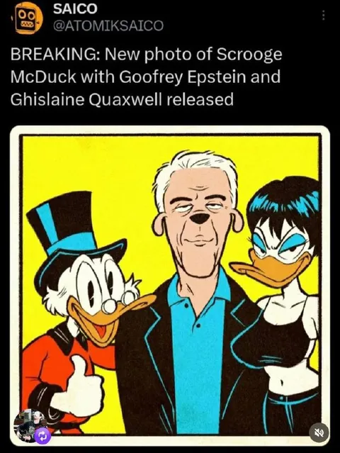 Scrooge McDuck with Epstein