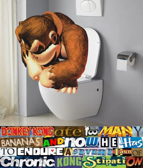 Donkey Kong constipation