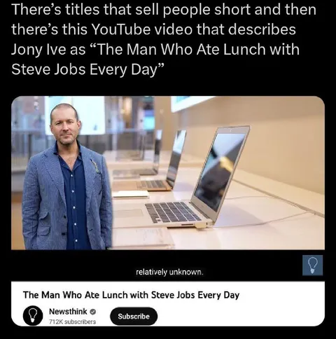 The Man Who Ate Lunch with Steve Jobs
