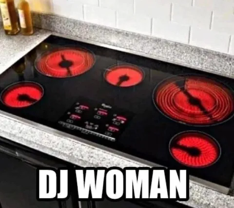 DJ Woman Stovetop