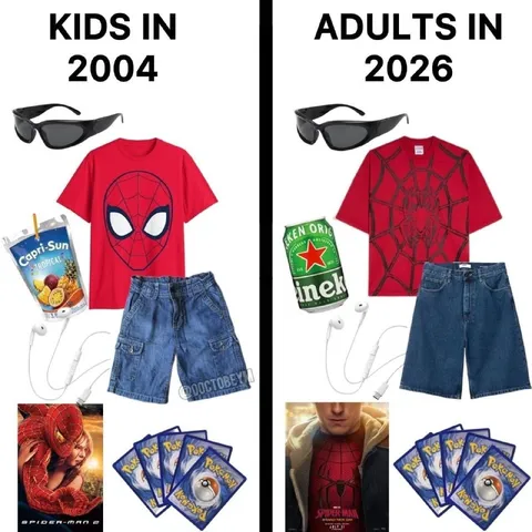 Kids in 2004 vs Adults in 2026