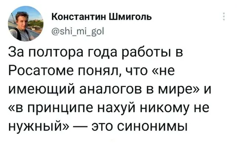 Синонимы в Росатоме
