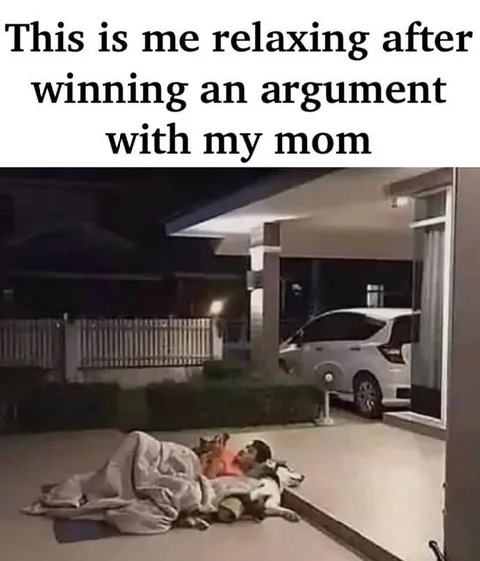 Relaxing After Winning an Argument