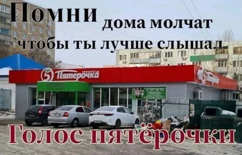 Голос Пятёрочки в тишине