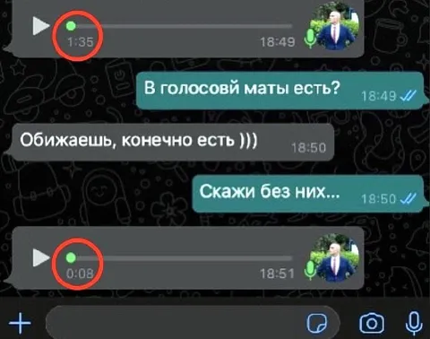 Голосовое сообщение без мата