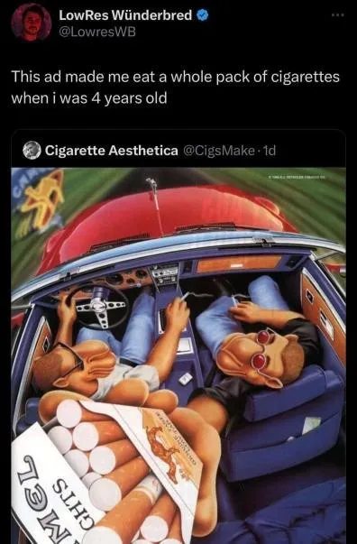 Childhood Cigarette Advertisement
