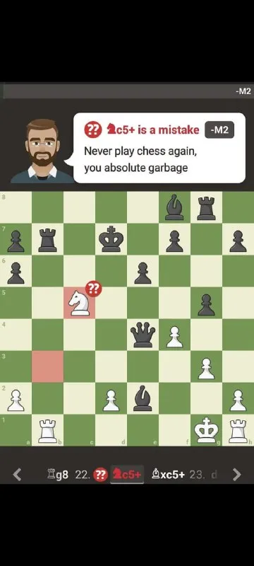Chess Mistake Ends Friendship