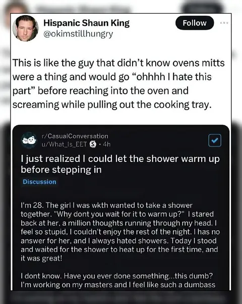 Shower Warm-Up Revelation