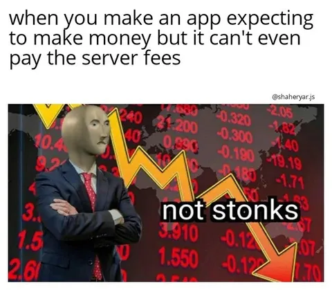 App Revenue Not Stonks