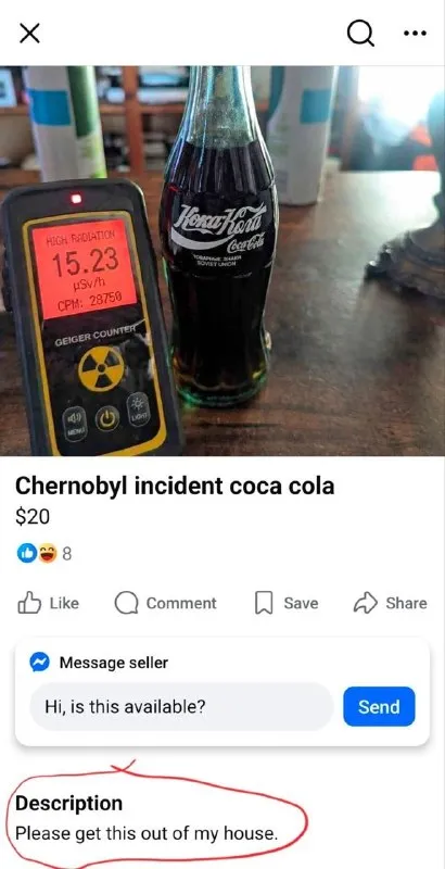 Chernobyl Incident Coca Cola