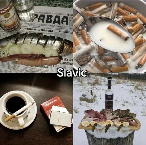 Slavic Breakfast and Cigarettes