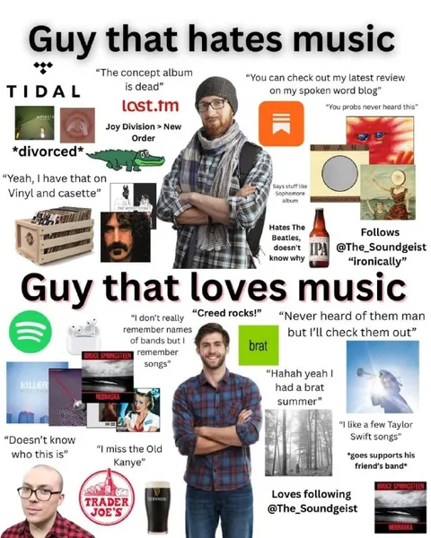 Guy Who Hates Versus Loves Music