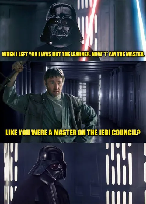 Darth Vader Learner Master Exchange