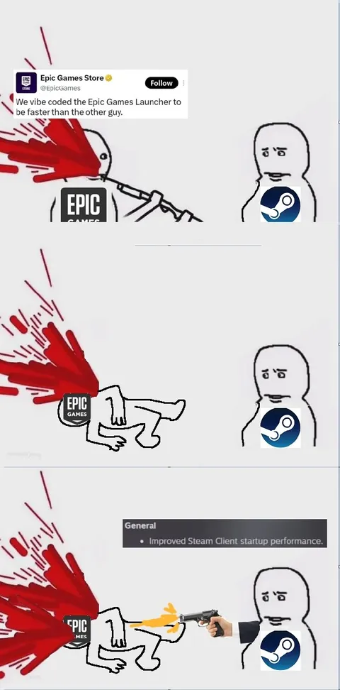 Epic Games Launcher vs Steam