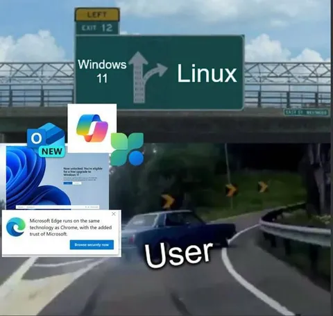 User Chooses Linux Exit