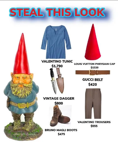 Steal This Look Garden Gnome